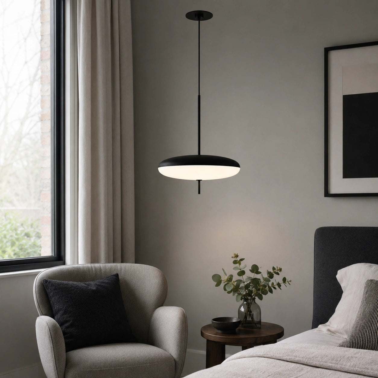 Nordic LED Pendant Light Flying Saucer Design