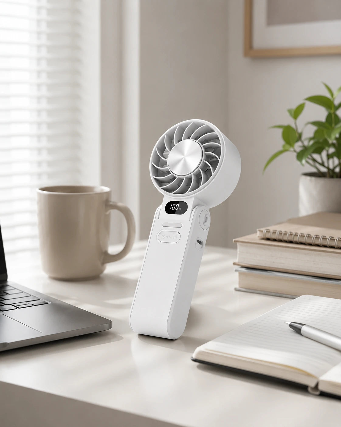 Portable Handheld Fan 3600mAh Rechargeable with 100 Speeds