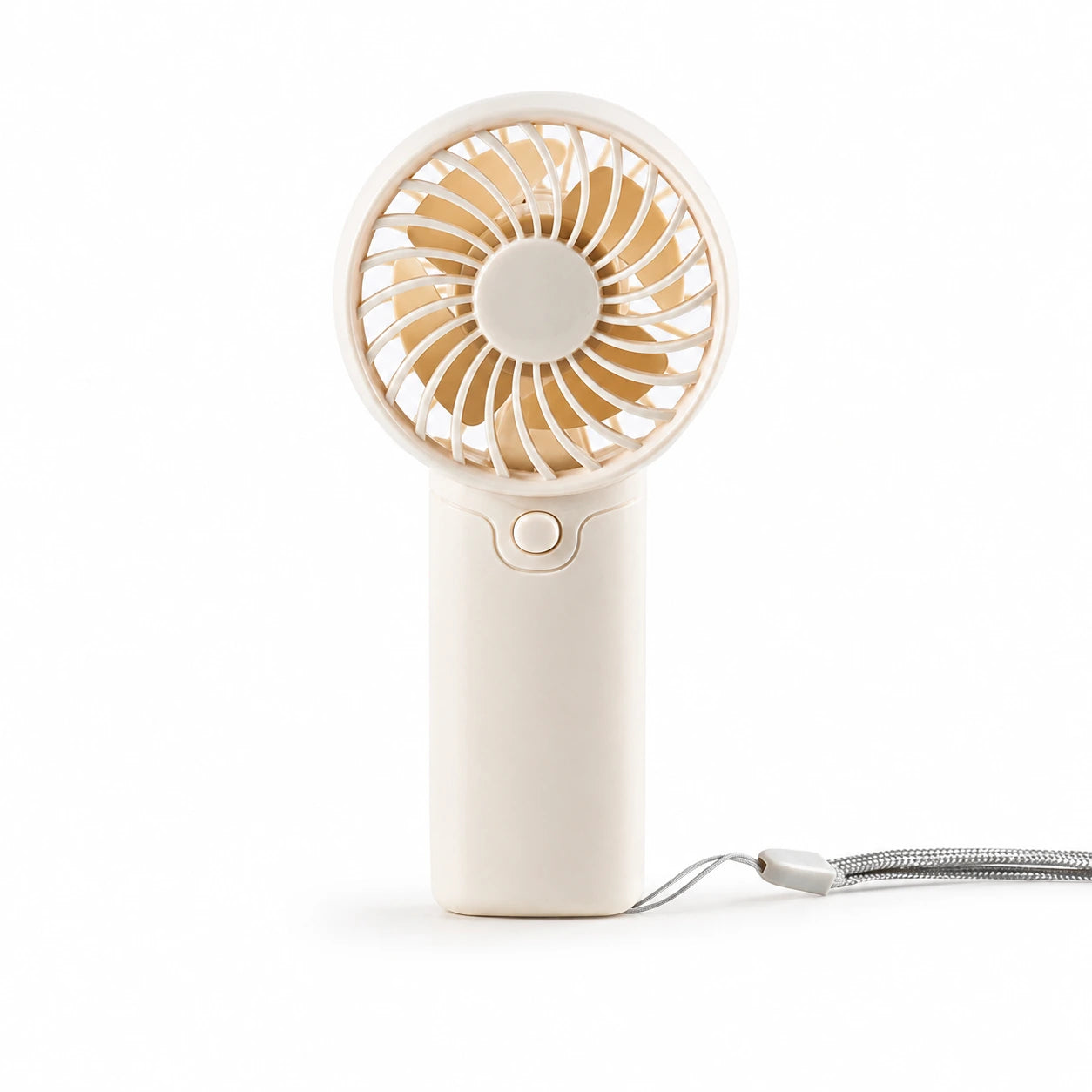 Portable Handheld Fan with Wrist Strap, Battery Operated, 1 Speed Setting, Lightweight