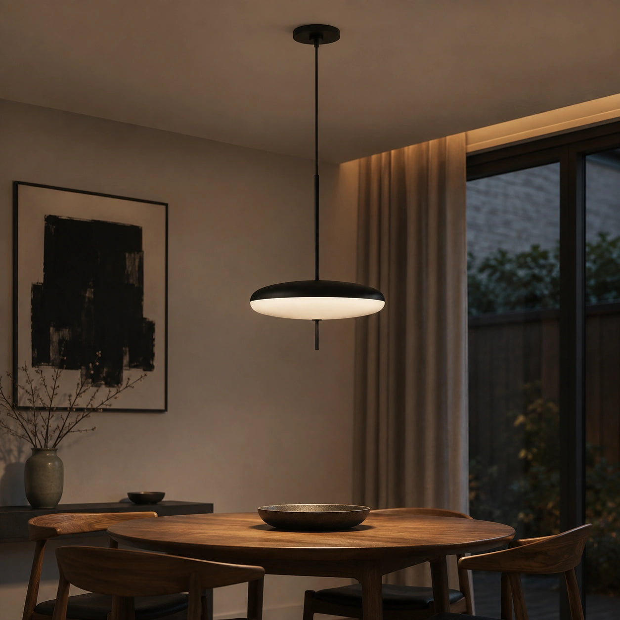 Nordic LED Pendant Light Flying Saucer Design
