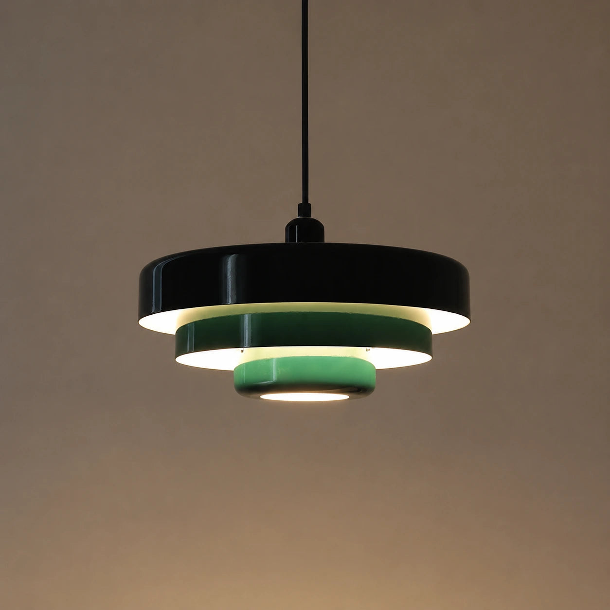 Retro Layered Disc Pendant Light