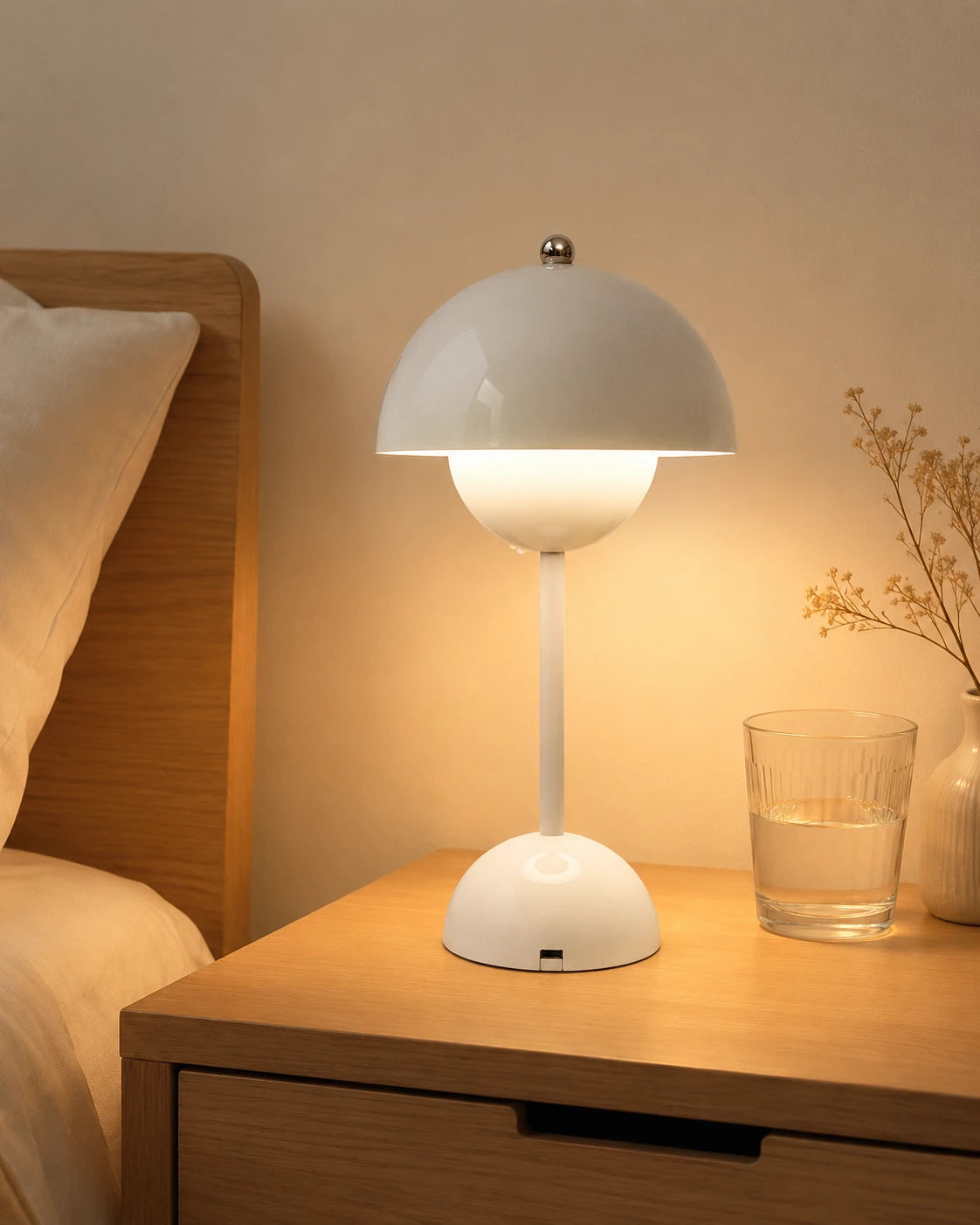 Rechargeable Mushroom LED Table Lamp