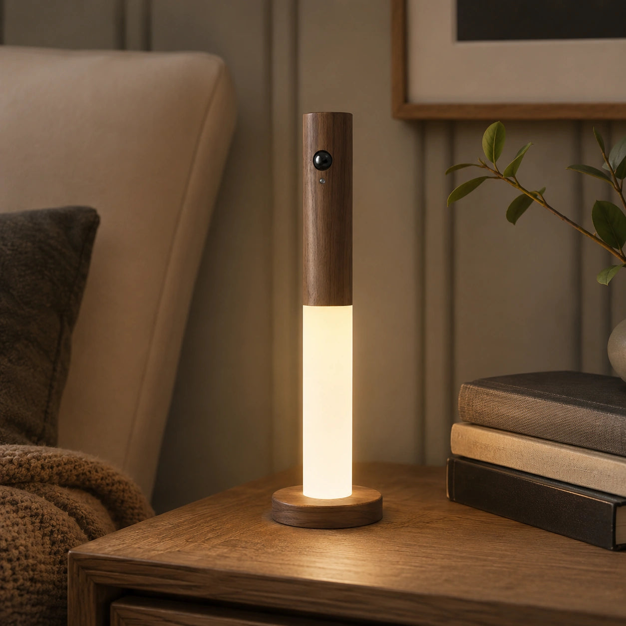 Rechargeable Motion Sensor Wall Light with Magnetic Base