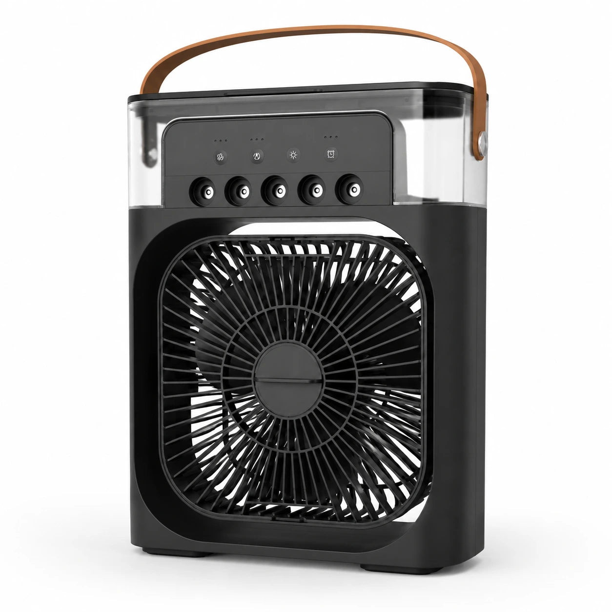 3-in-1 Portable Air Cooler Fan with Humidifier, 3 Speeds, LED Night Light, USB Powered
