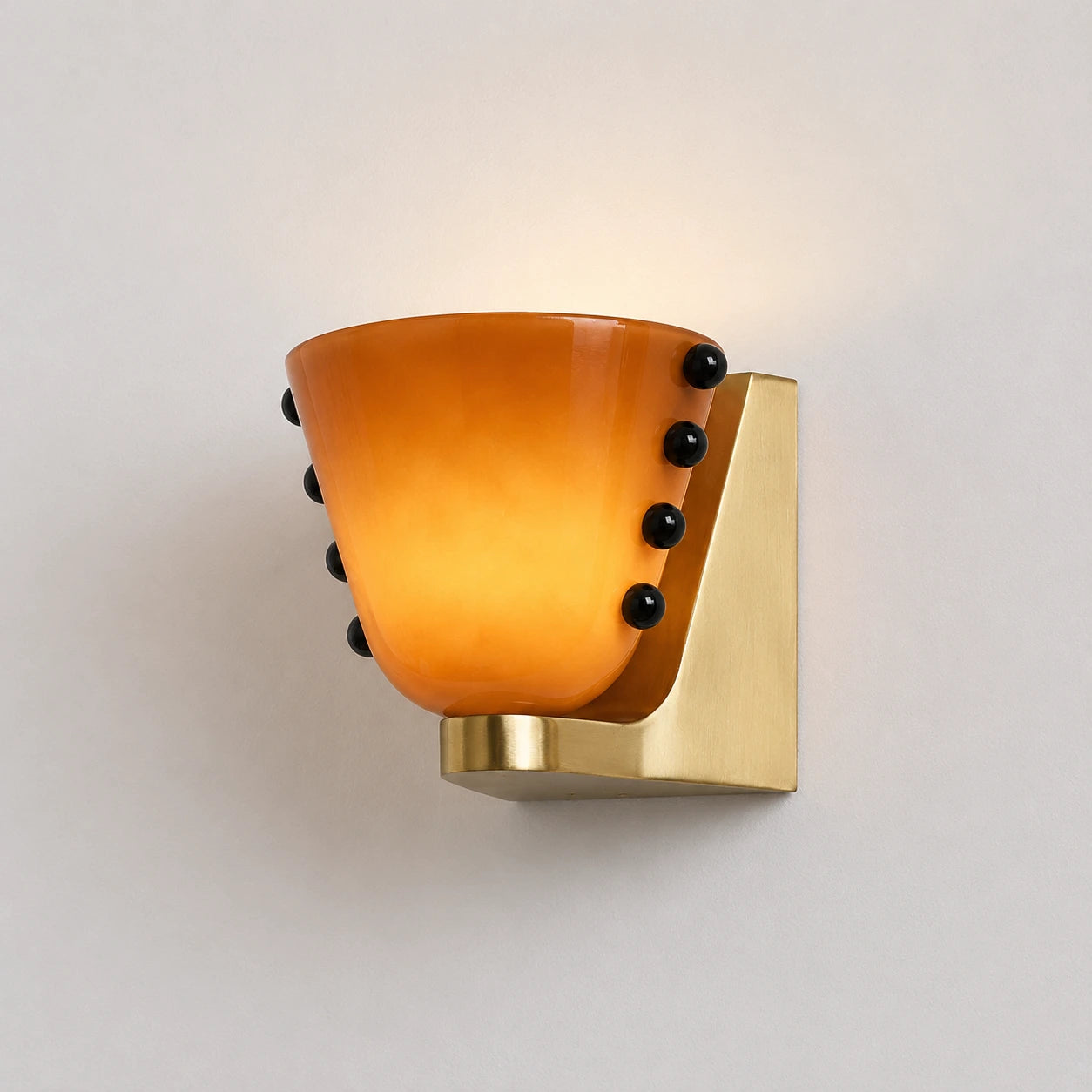 French Minimalist Glass Wall Light
