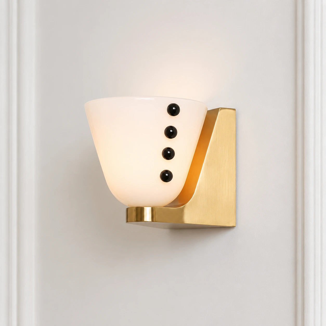 French Minimalist Glass Wall Light