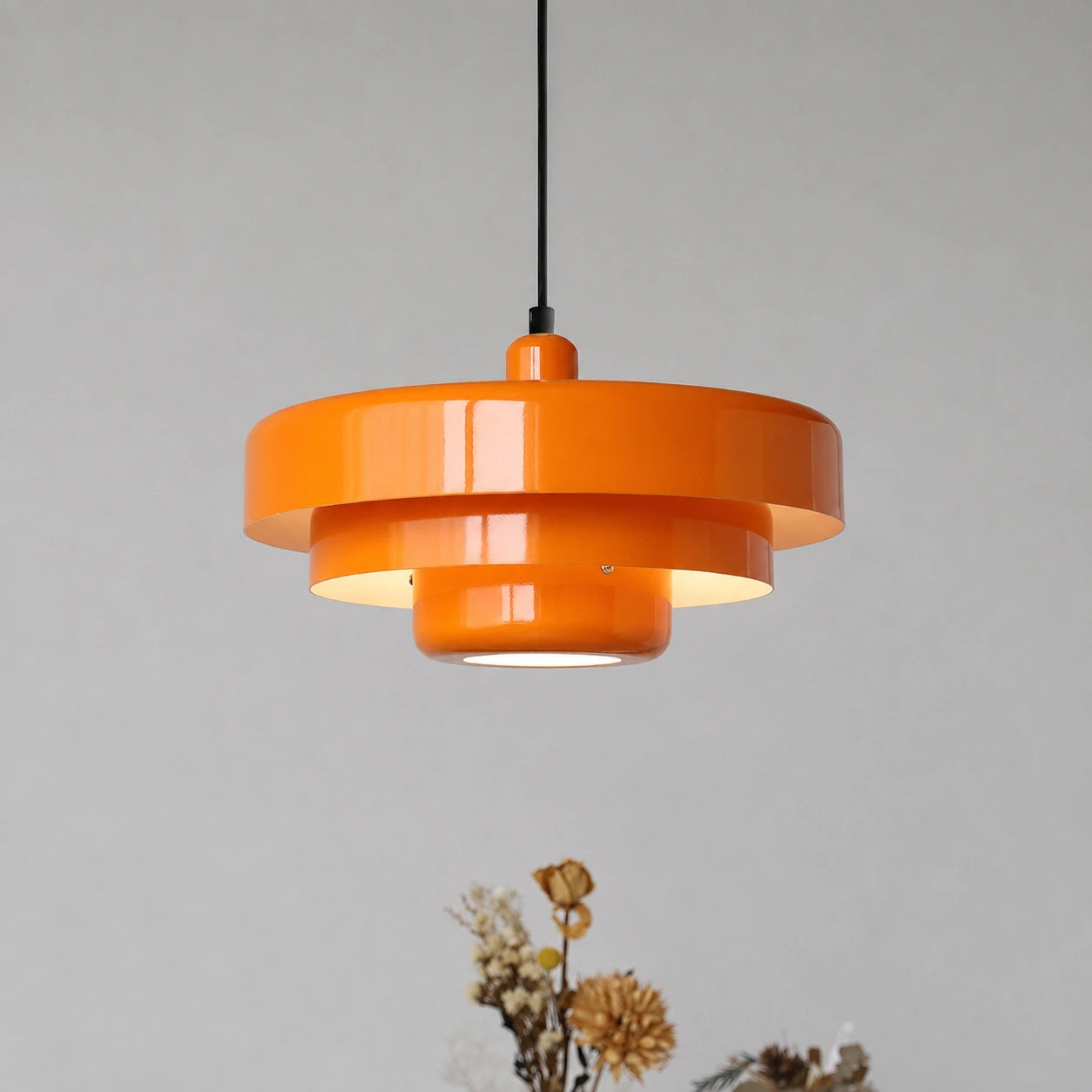 Retro Layered Disc Pendant Light