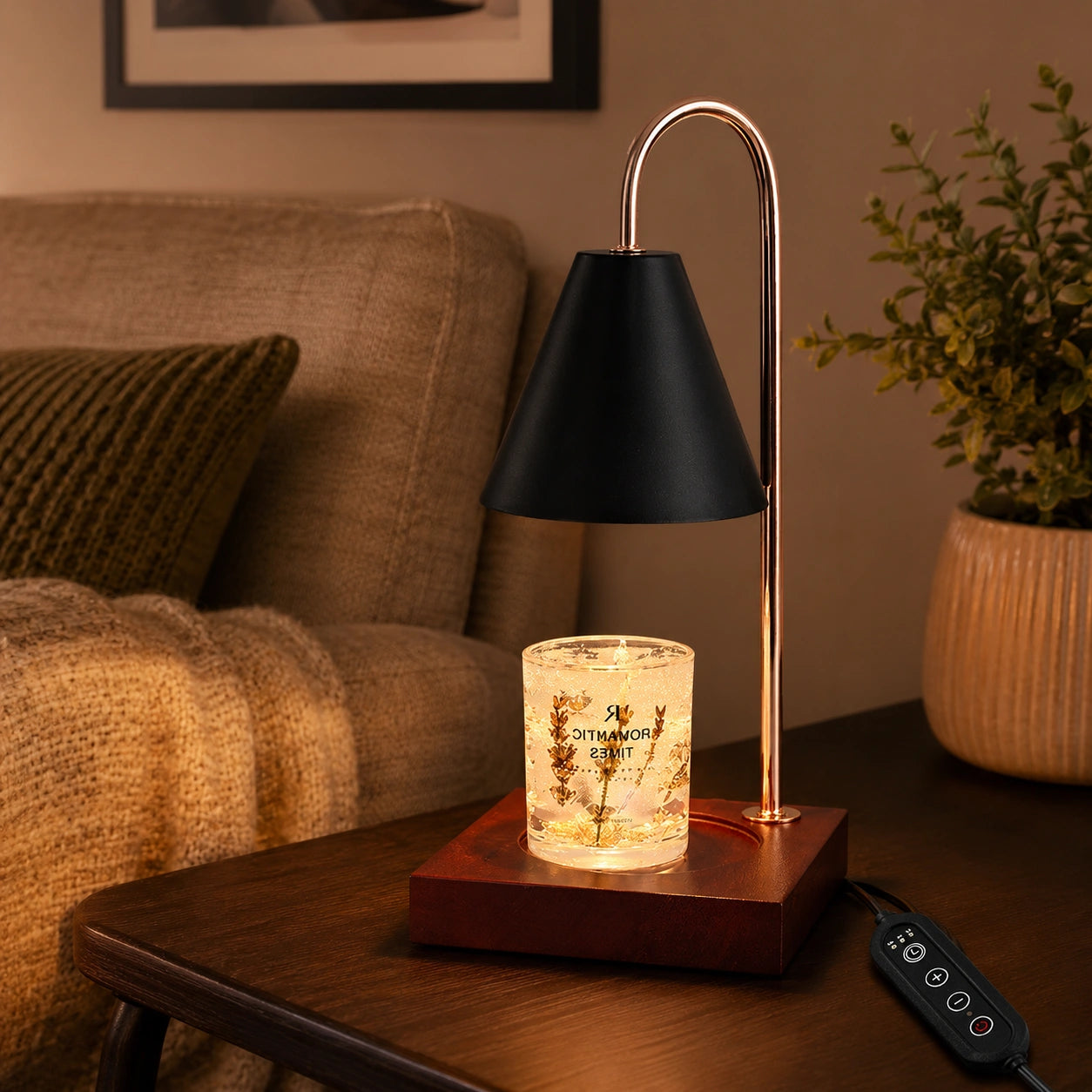 Candle Warmer Lamp with Dimmer Switch & Aromatherapy