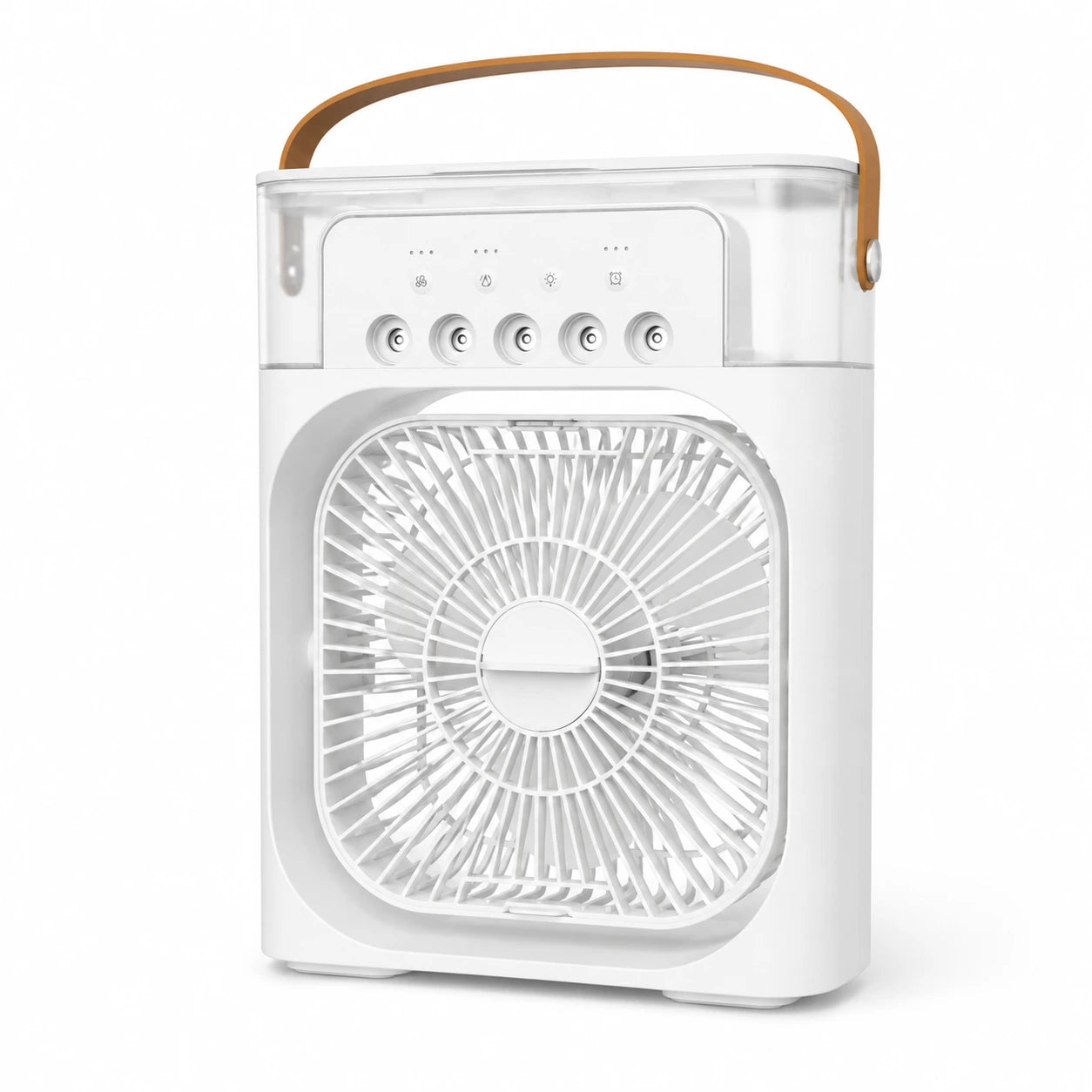 3-in-1 Portable Air Cooler Fan with Humidifier, 3 Speeds, LED Night Light, USB Powered