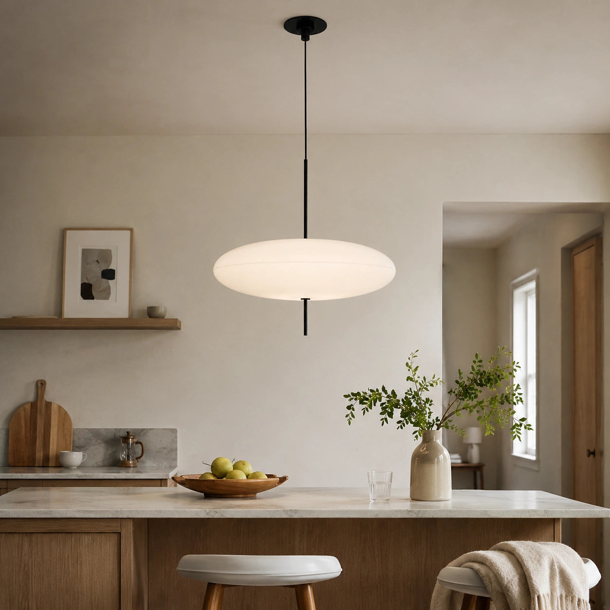 Nordic LED Pendant Light Flying Saucer Design