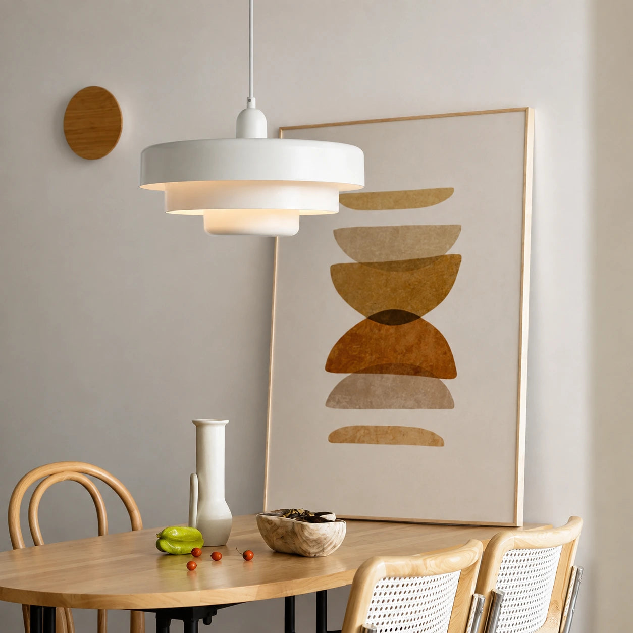 Retro Layered Disc Pendant Light
