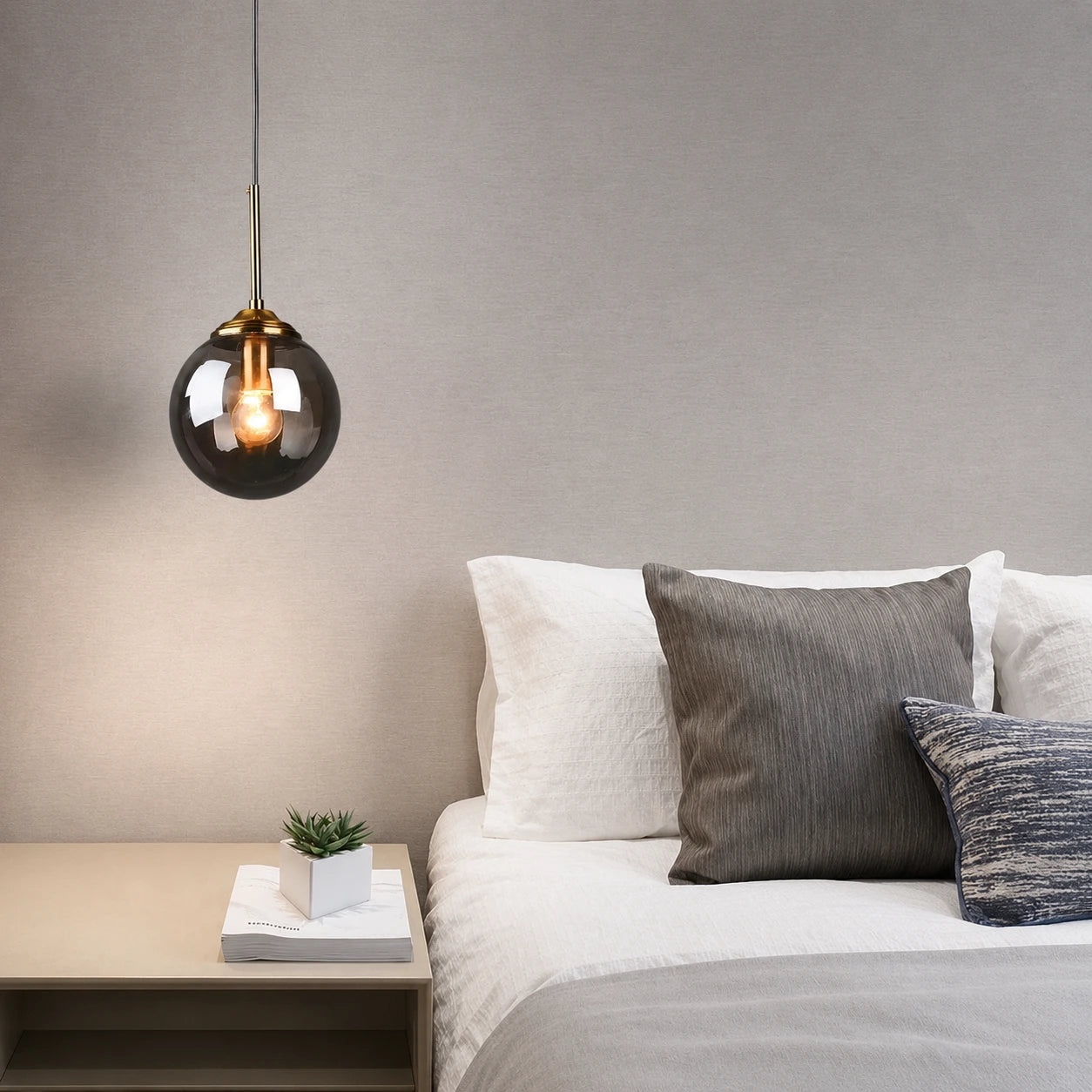 Modern Globe Glass Pendant Light