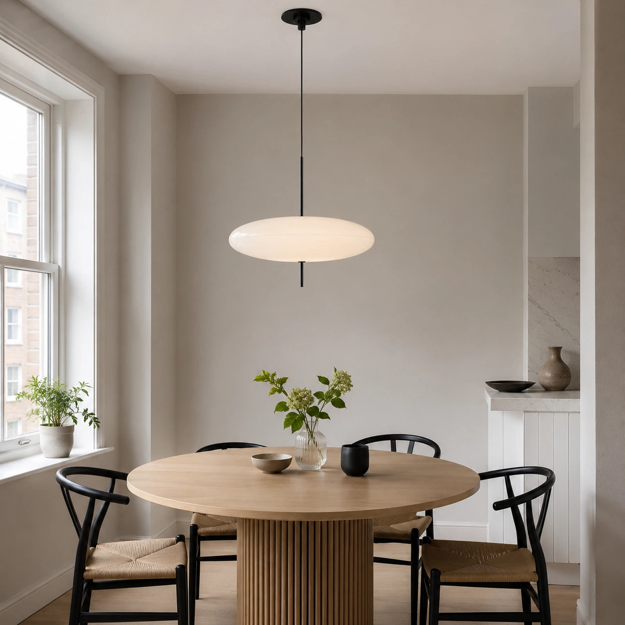 Nordic LED Pendant Light Flying Saucer Design