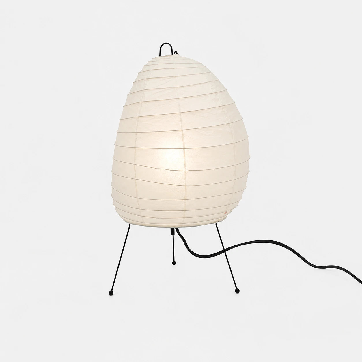 Japanese Rice Paper Tripod Table Lamp