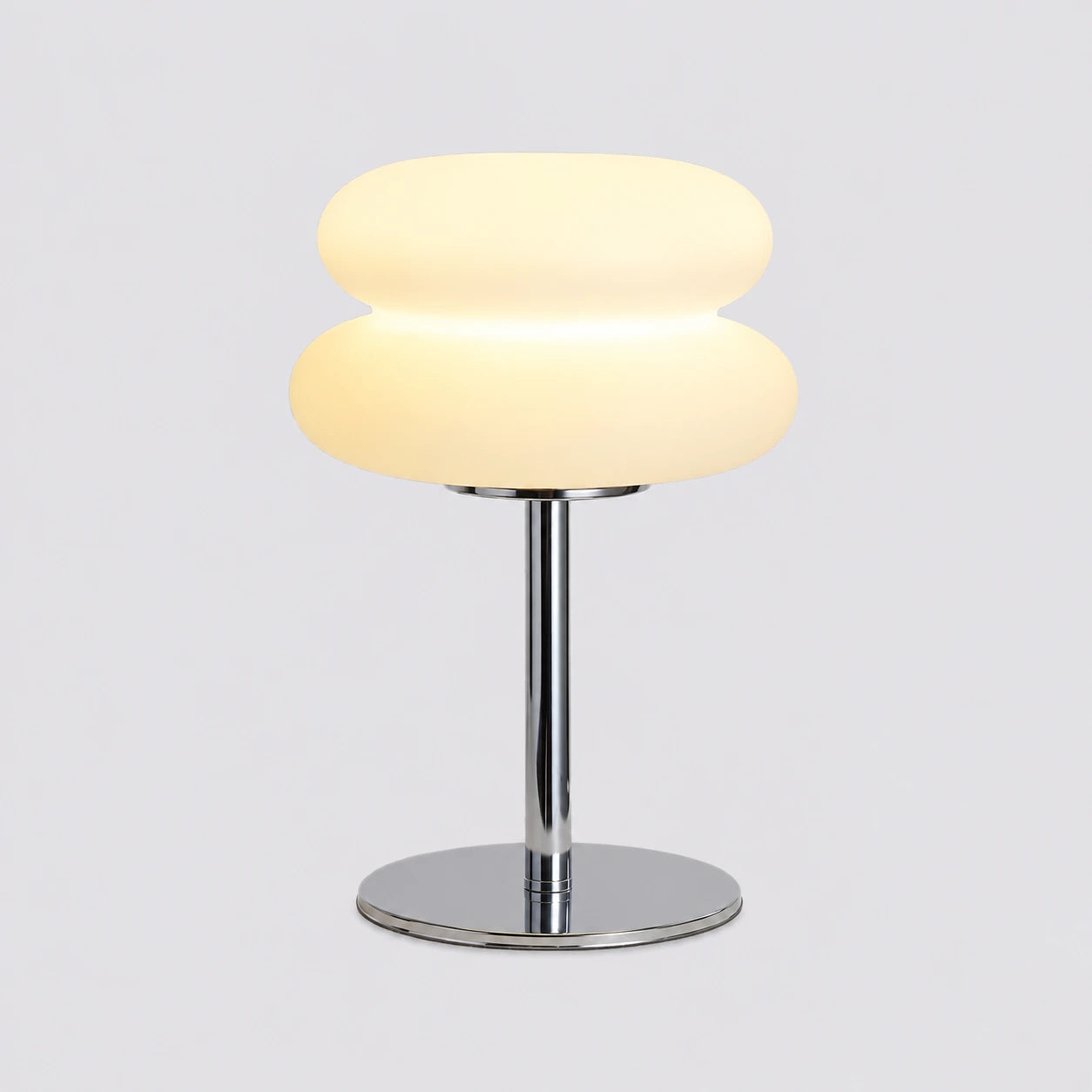 Retro Double-Dome Glass Table Lamp
