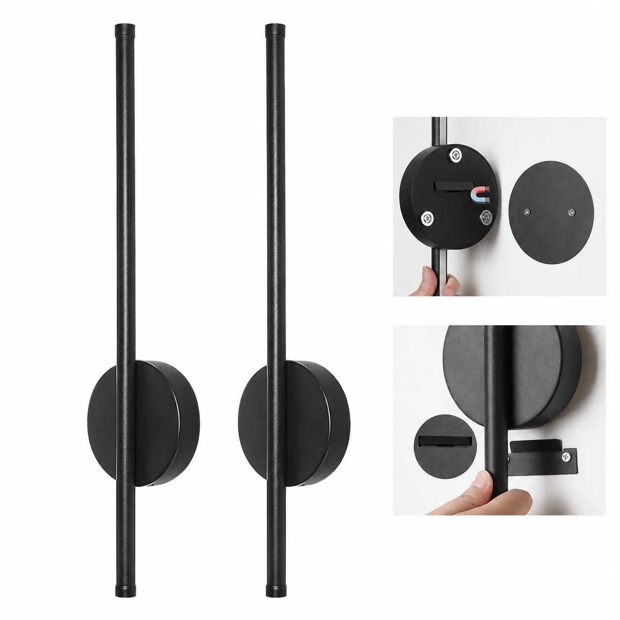 Rechargeable Rotatable LED Wall Light with Remote Control