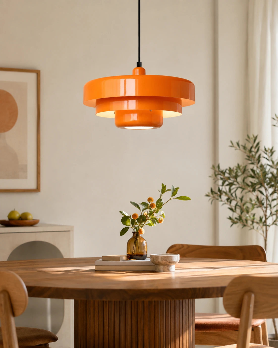 Retro Layered Disc Pendant Light