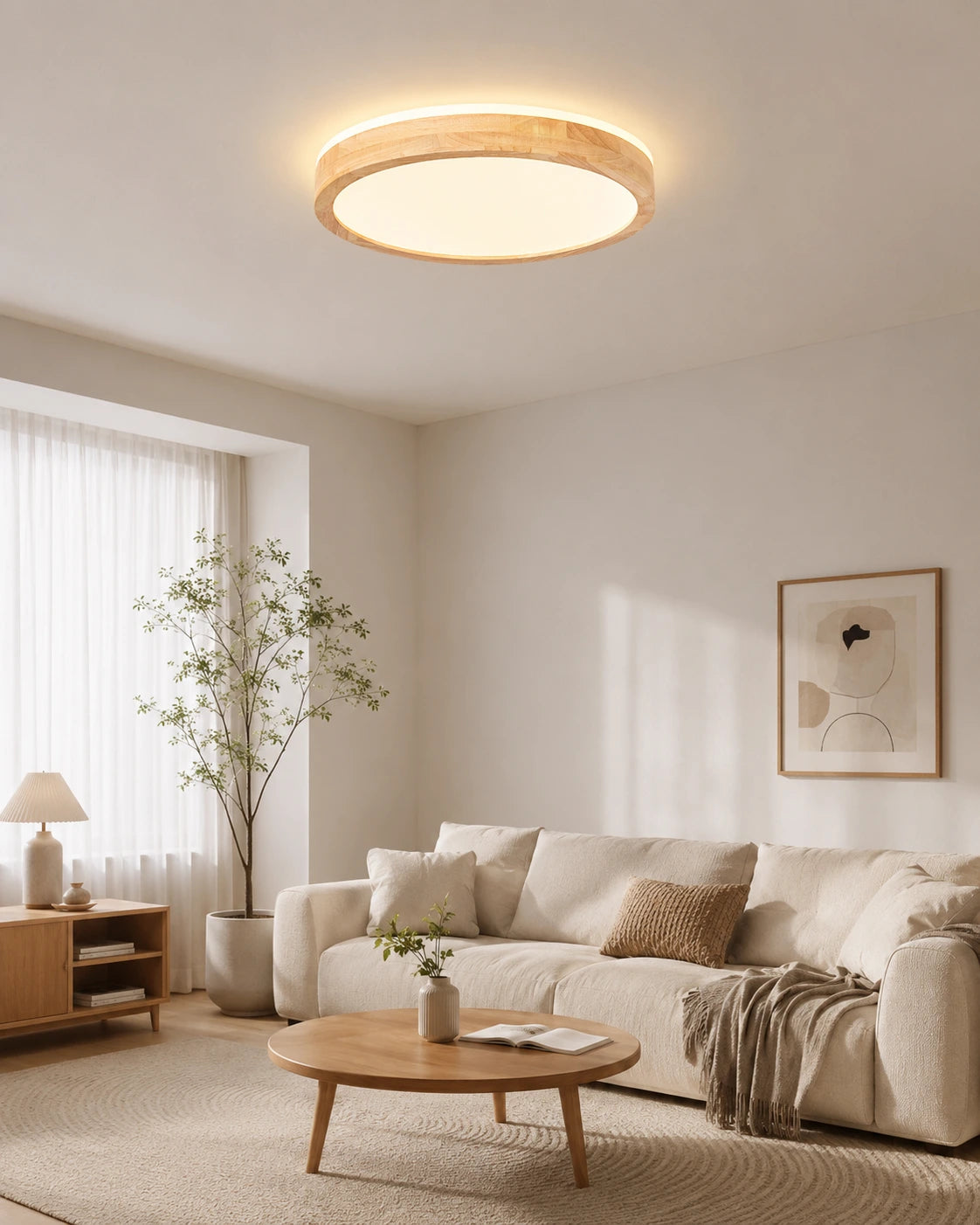 Modern Low-Profile LED Ceiling Light