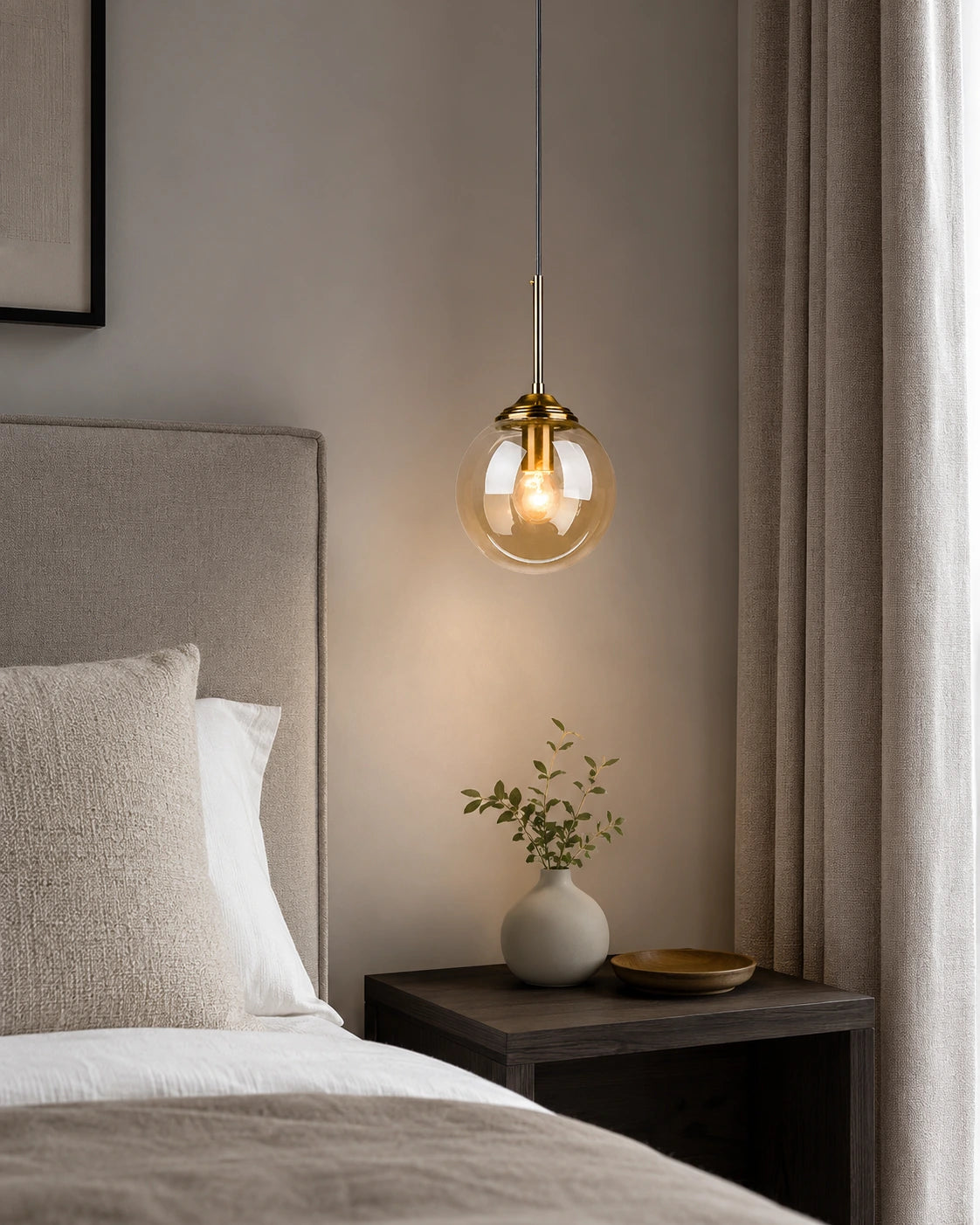 Modern Globe Glass Pendant Light
