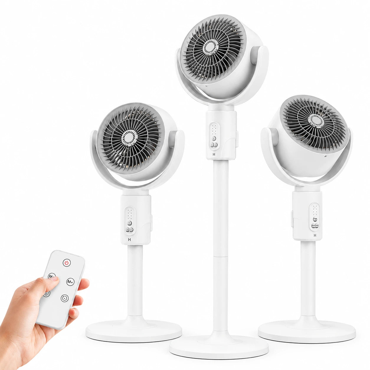 Rechargeable Oscillating Stand Fan