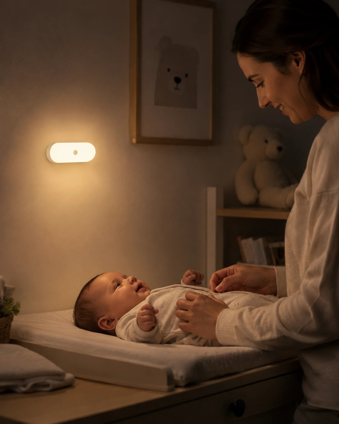Rechargeable Motion Sensor LED Wall Light