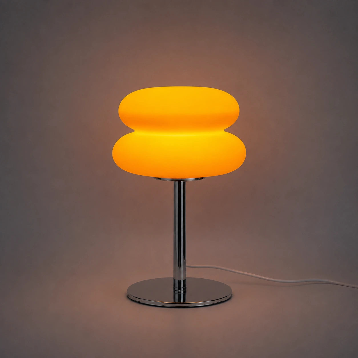 Retro Double-Dome Glass Table Lamp