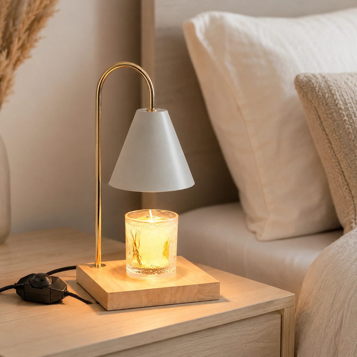 Candle Warmer Lamp with Dimmer Switch & Aromatherapy