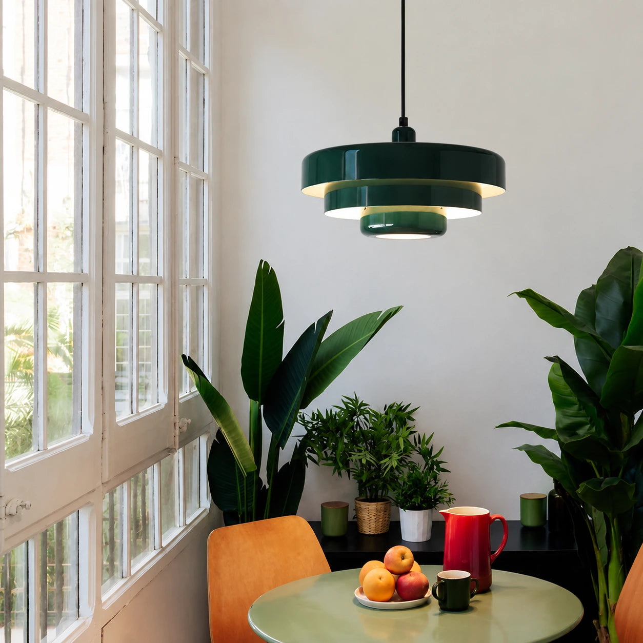 Retro Layered Disc Pendant Light