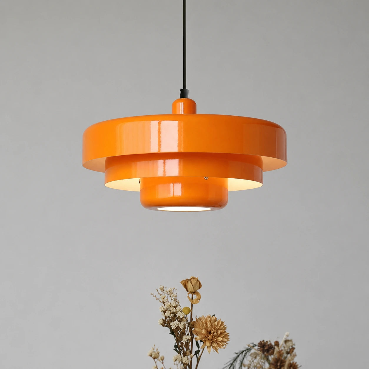 Retro Layered Disc Pendant Light