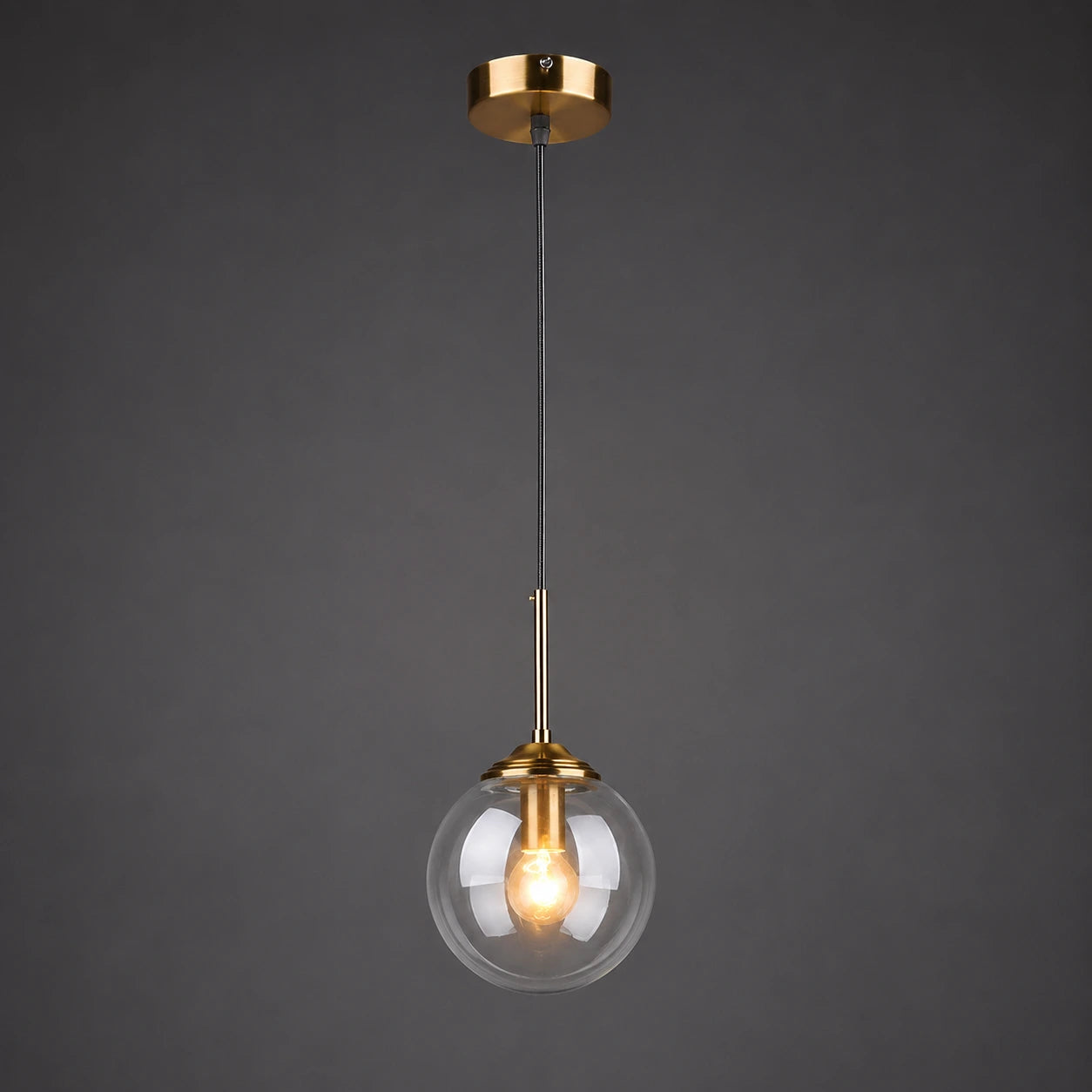 Modern Globe Glass Pendant Light