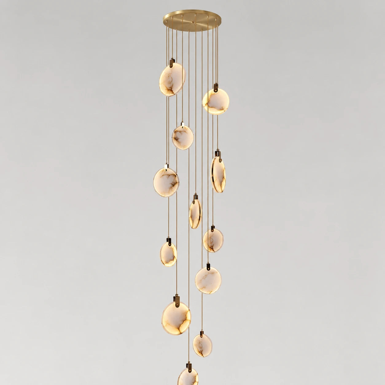 Luxury LED Disc Chandelier