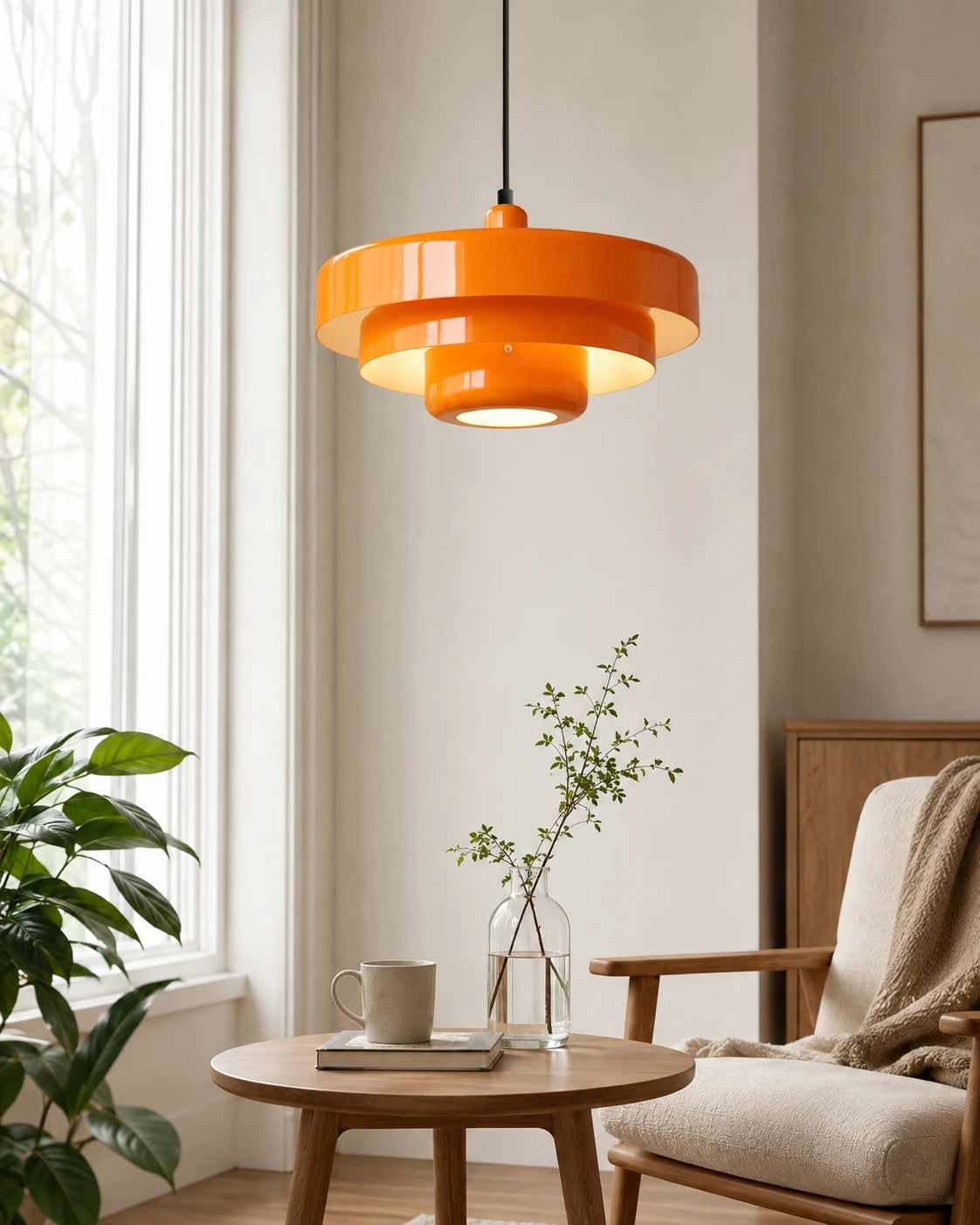 Retro Layered Disc Pendant Light