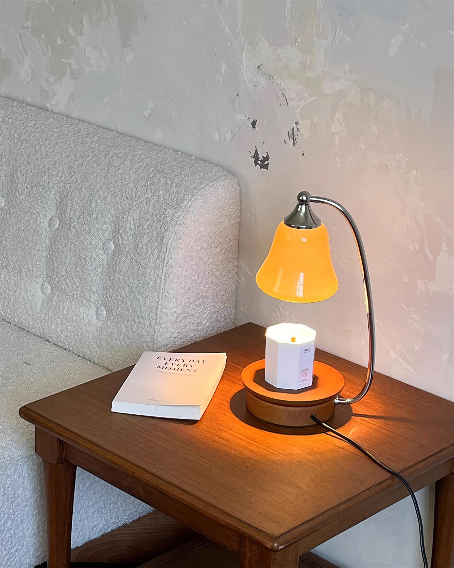 Jaro Candle Warmer Lamp – Nordic Metal Shade – Wax Melting Design