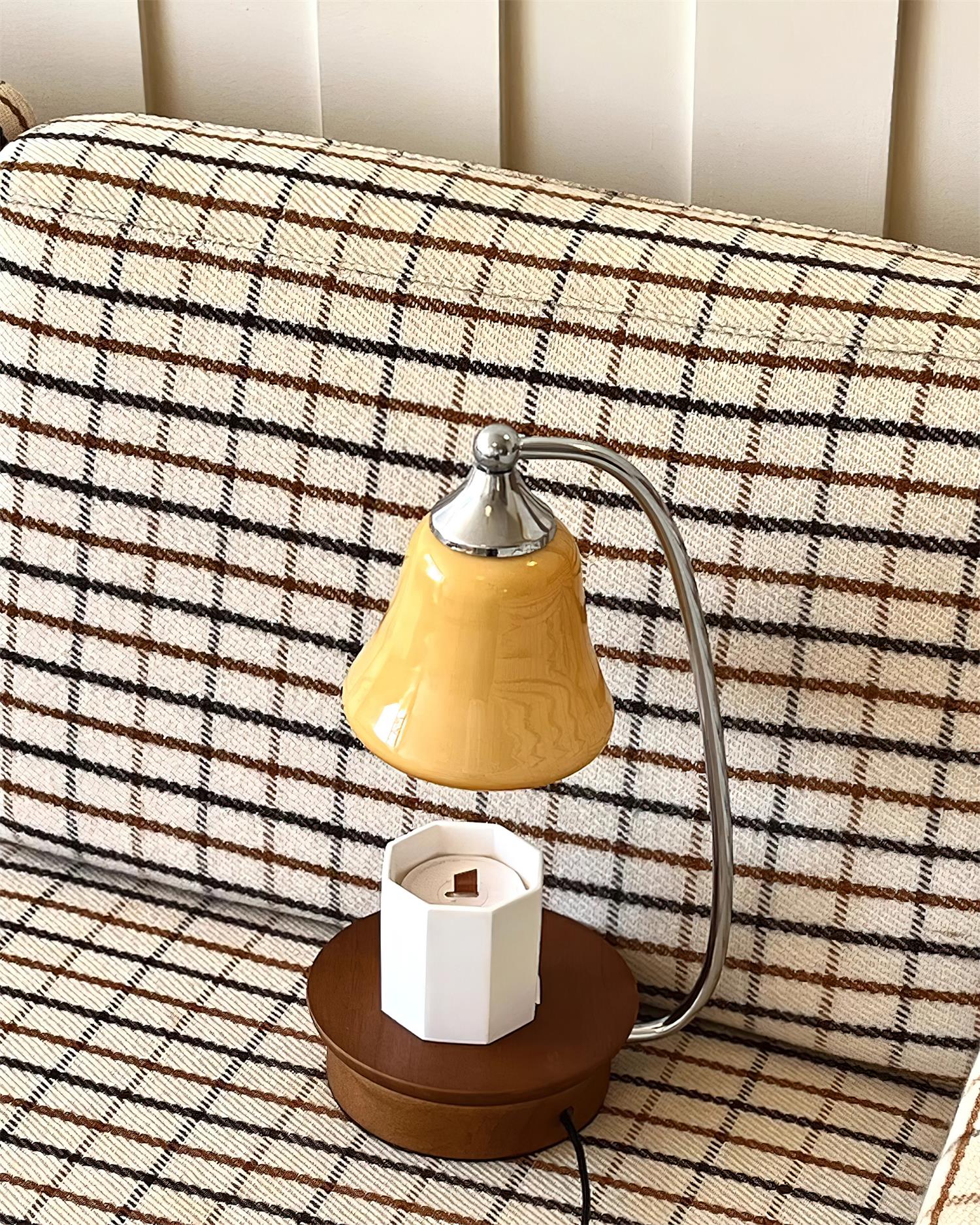 Jaro Candle Warmer Lamp – Nordic Metal Shade – Wax Melting Design