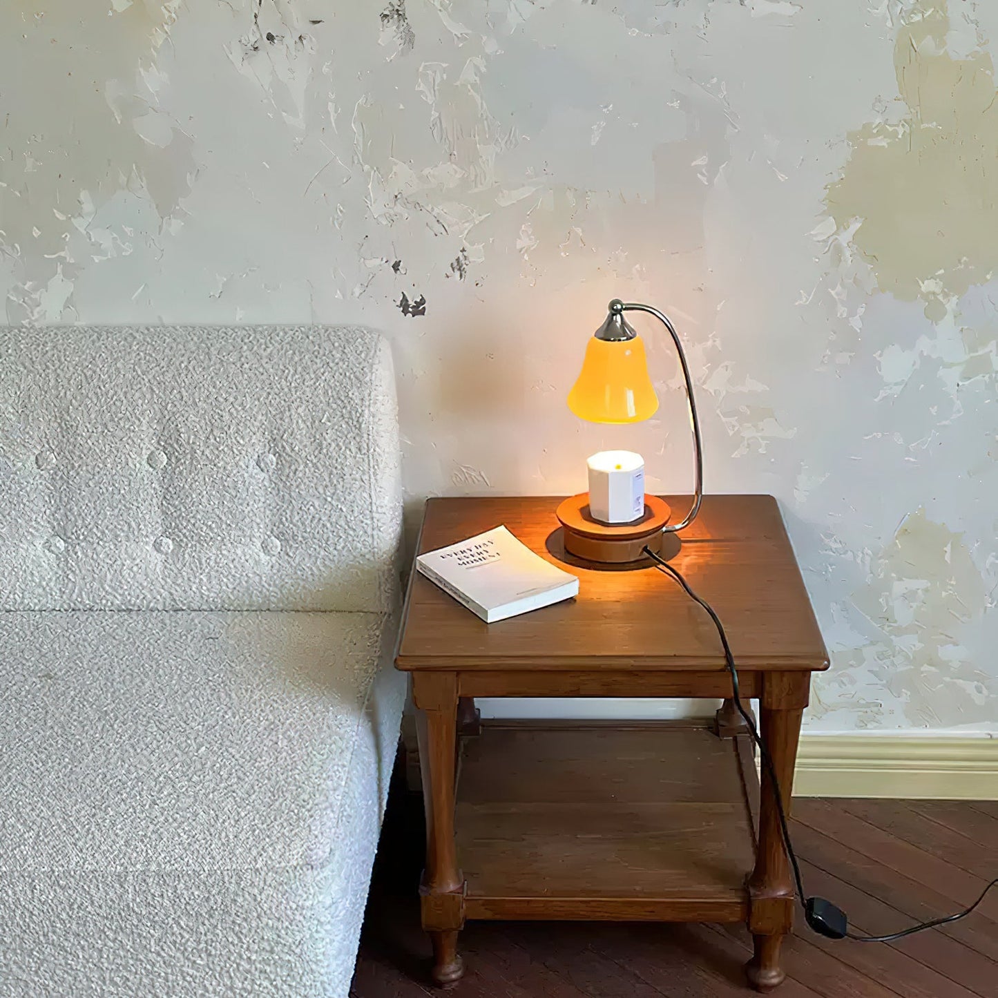 Jaro Candle Warmer Lamp – Nordic Metal Shade – Wax Melting Design