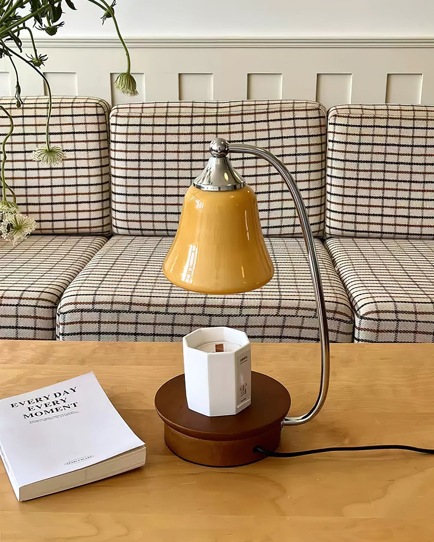 Jaro Candle Warmer Lamp – Nordic Metal Shade – Wax Melting Design