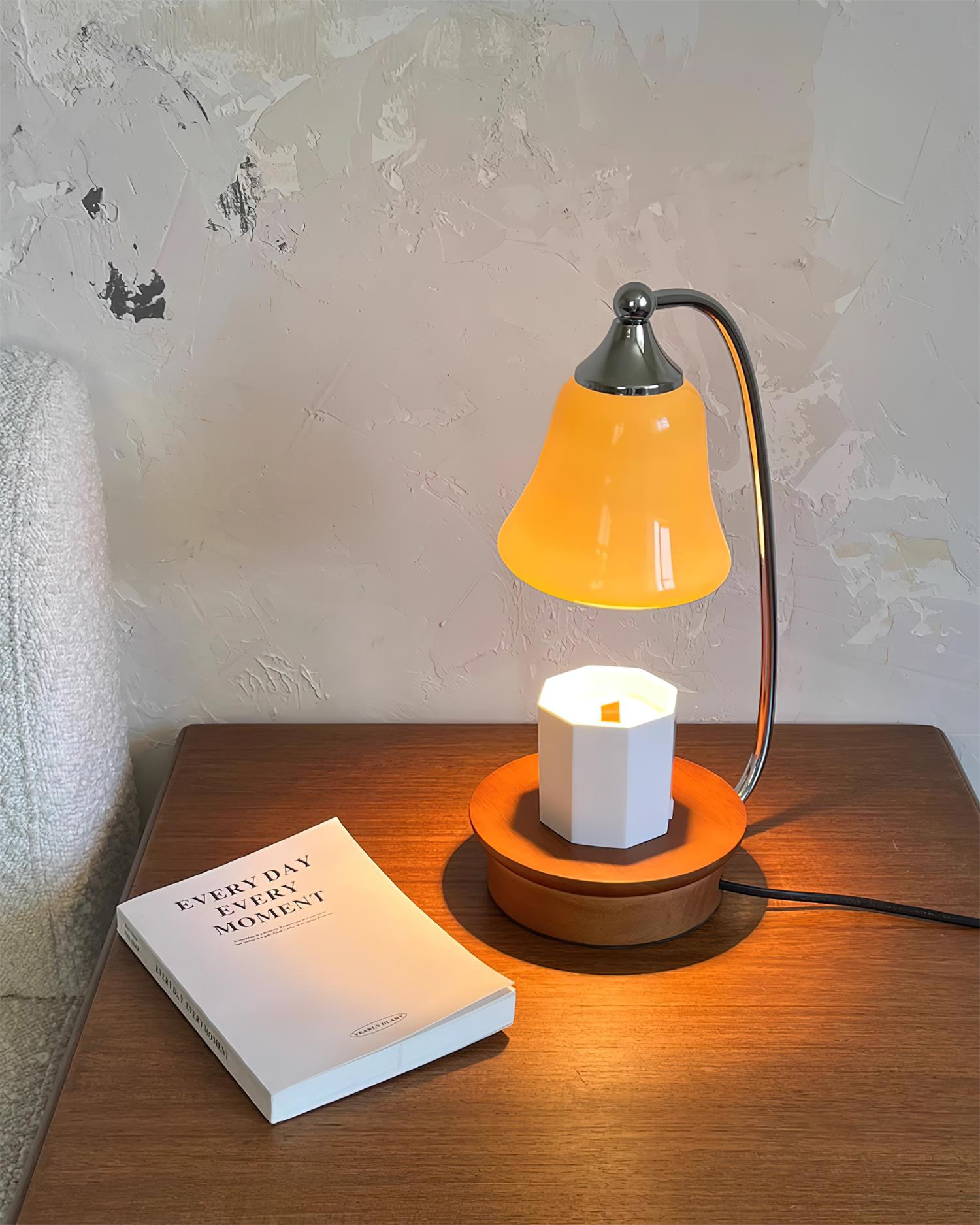 Jaro Candle Warmer Lamp – Nordic Metal Shade – Wax Melting Design