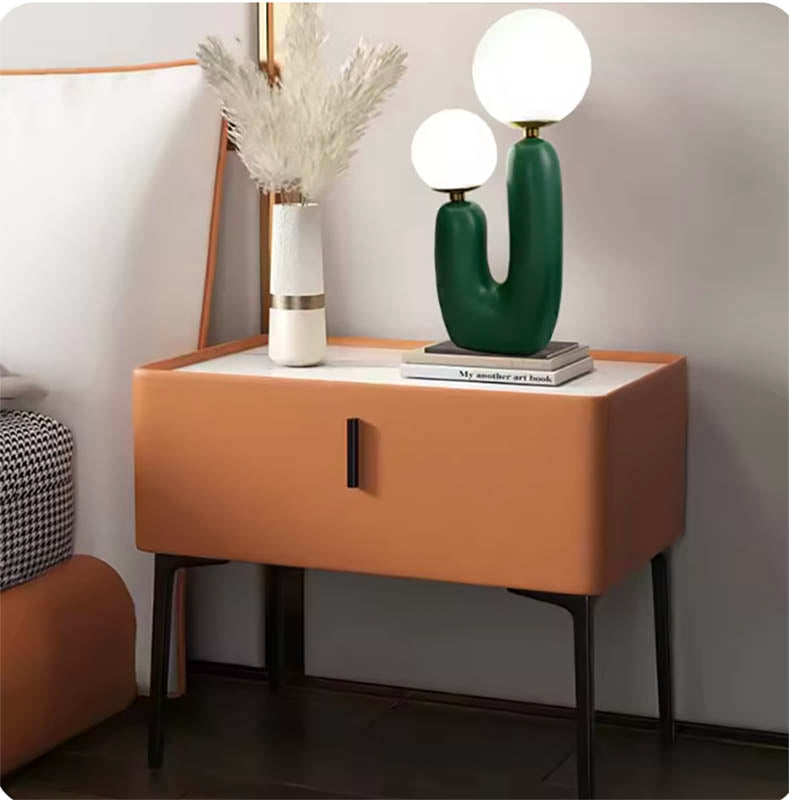 Art Deco Glass Table Lamp – Sculptural Resin Base LED – Bedside Living Room