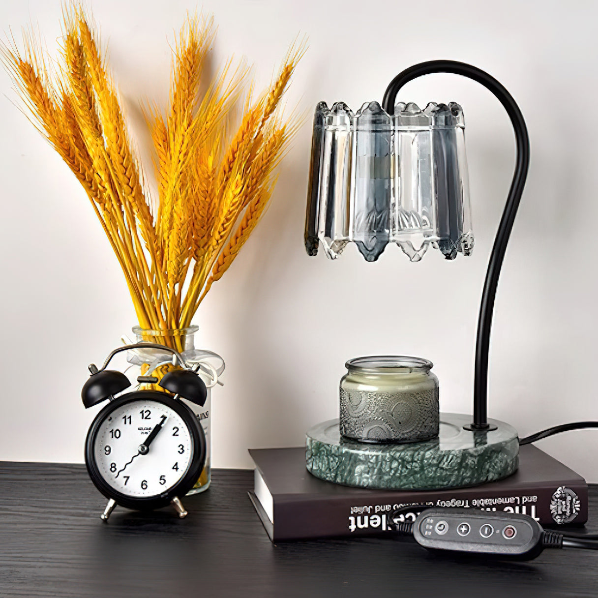 Kynzo Candle Warmer Lamp – Regal Brass Finish – Wax Melter Lighting