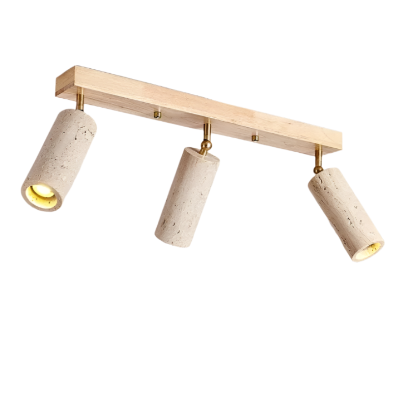 Contemporary Adjustable Led Natural Stone Ceiling Light