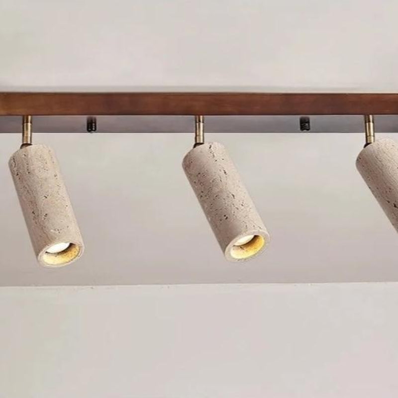 Contemporary Adjustable Led Natural Stone Ceiling Light