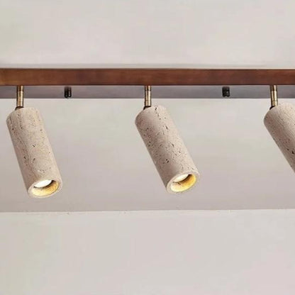 Contemporary Adjustable Led Natural Stone Ceiling Light