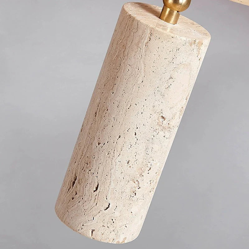 Contemporary Adjustable Led Natural Stone Ceiling Light