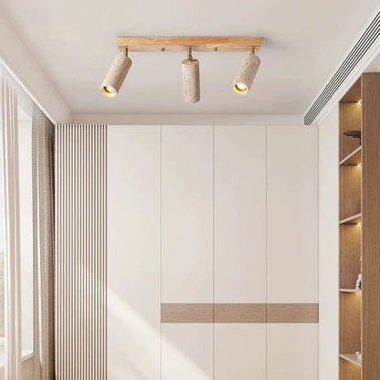 Contemporary Adjustable Led Natural Stone Ceiling Light