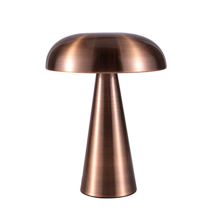 Modern Mushroom LED Table Lamp – Cordless Rechargeable Iron for Bedroom & Living Room