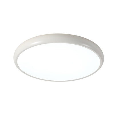 Minimalist Modern LED Flush Mount Wood Grain Ceiling Light