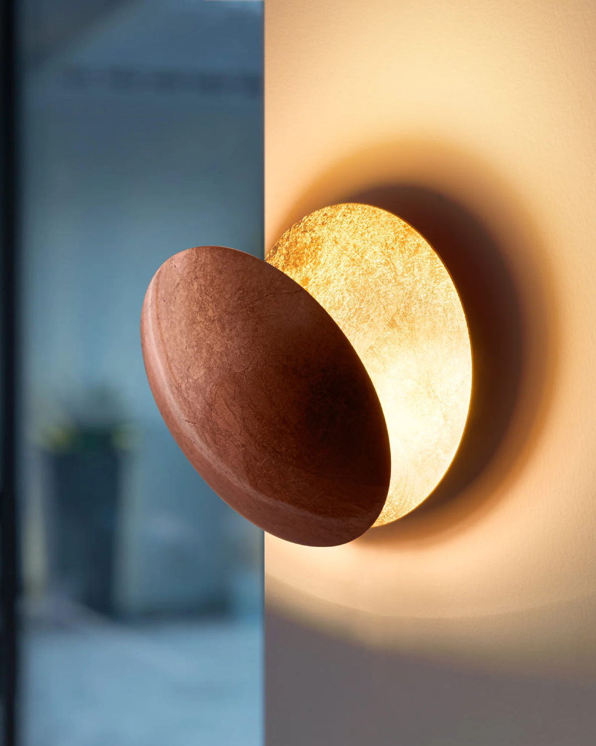 Modern Golden Orb Iron Warm Ambient Indoor Wall Light