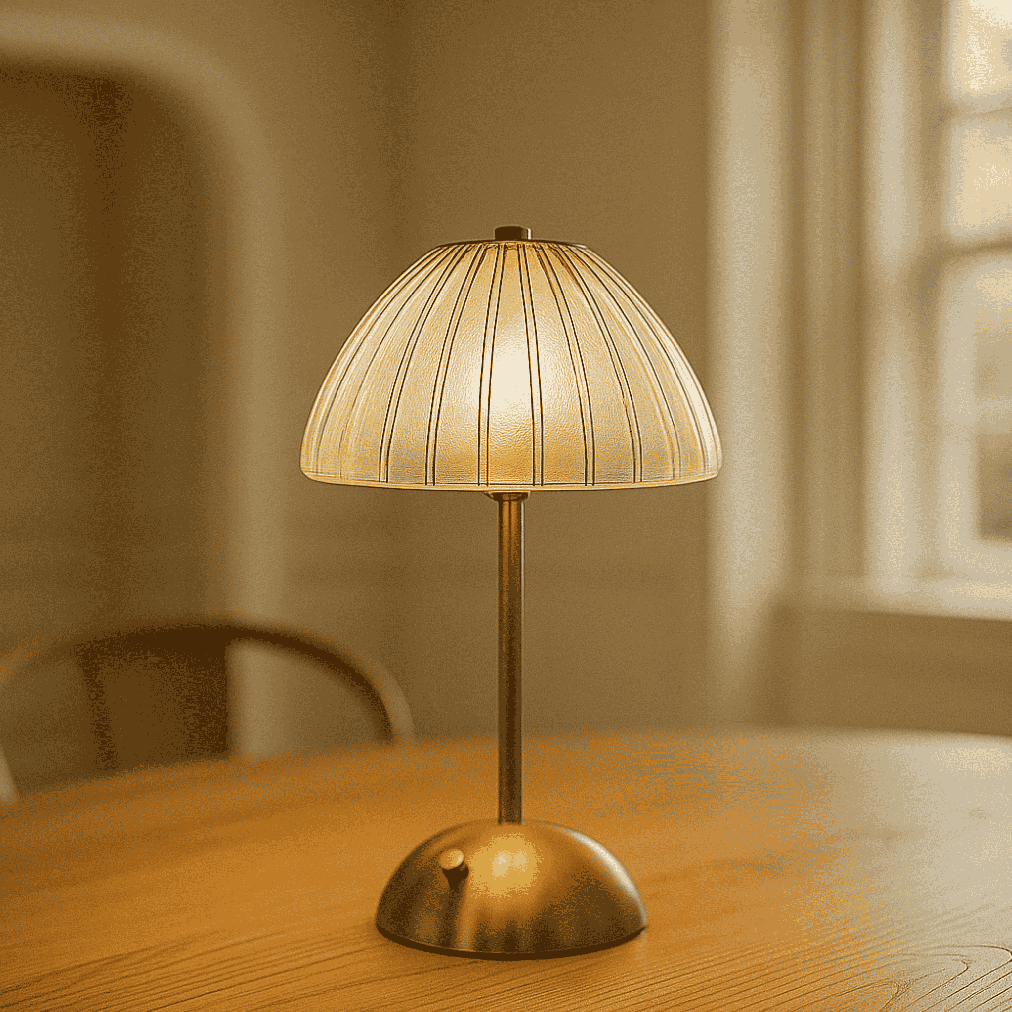 Rechargeable LED Table Lamp with Dimmable Touch Control