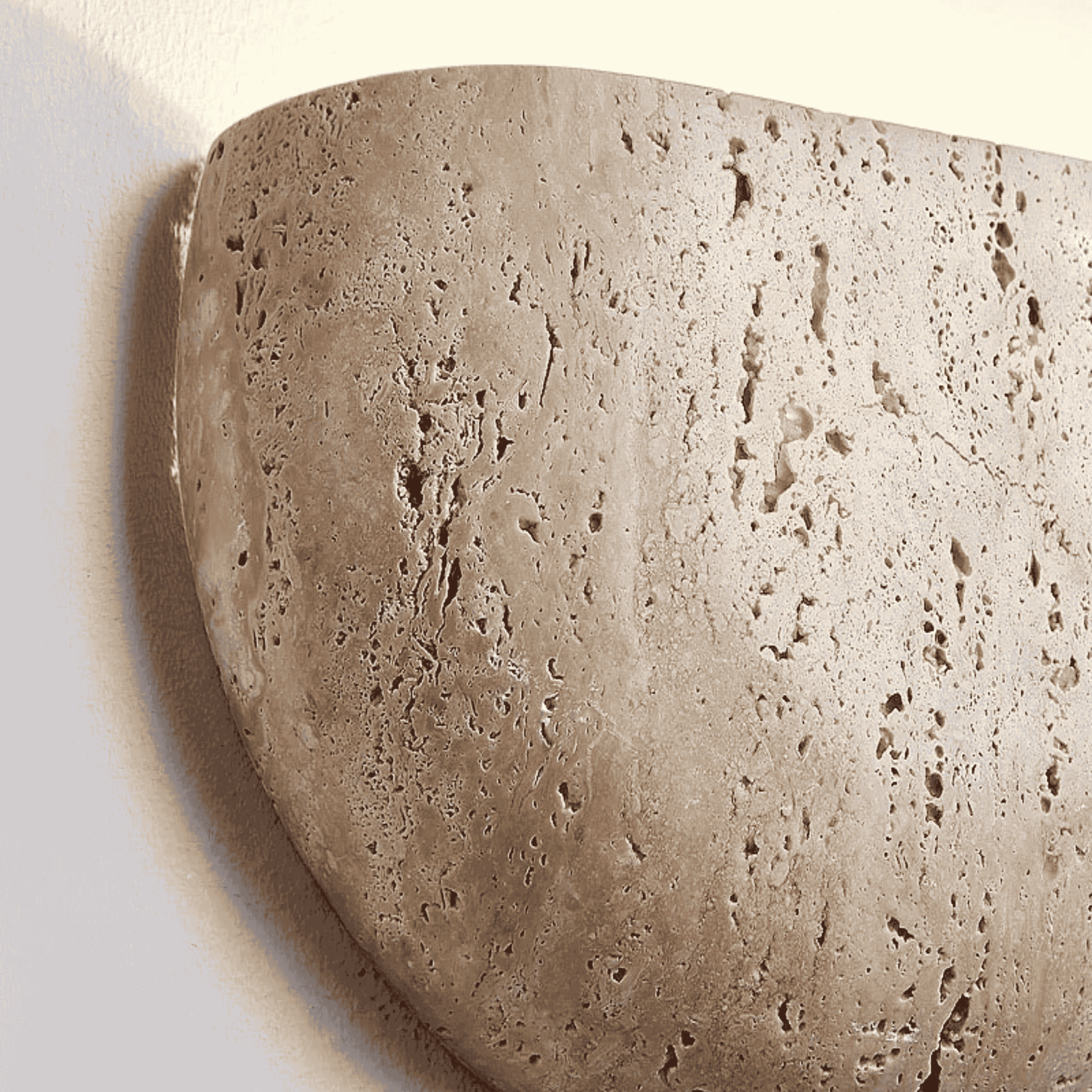 Travertine Stone Wall Lamp