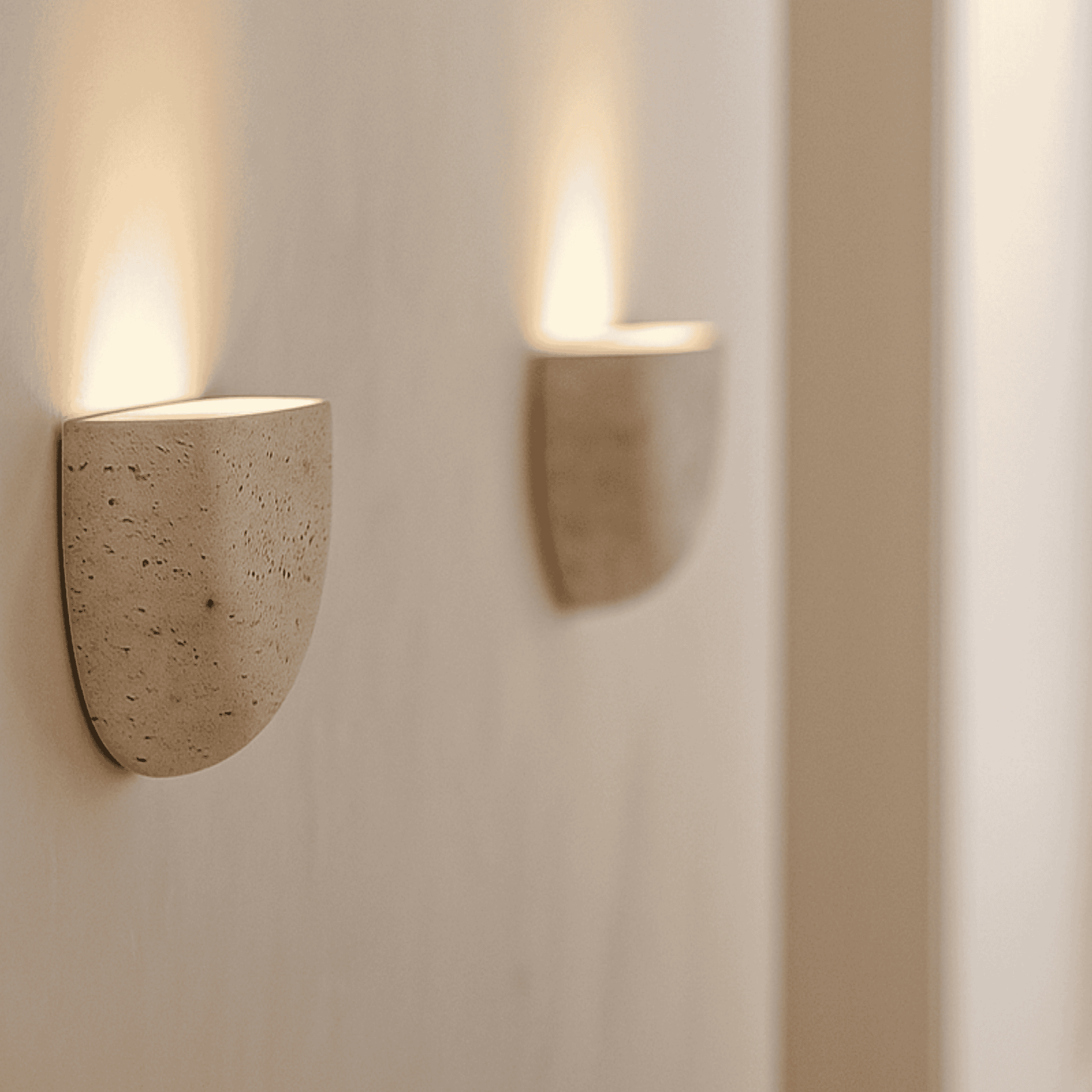 Travertine Stone Wall Lamp
